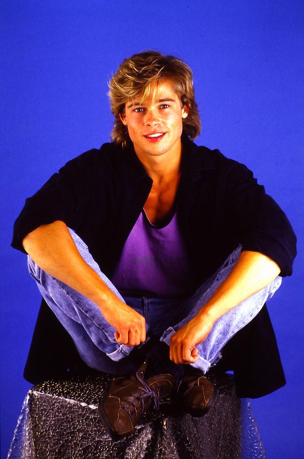 23-летний Брэд Питт, Брэд Питт 1987, Kathy Amerman 1987, brad pitt 1987