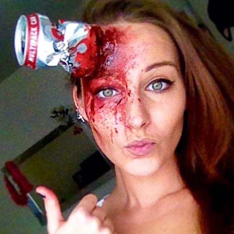 Аби Гордон-Коди, Abi Gordon-Cody, страшный грим, ужасный грим, визажист по спецэффектам страшный грим