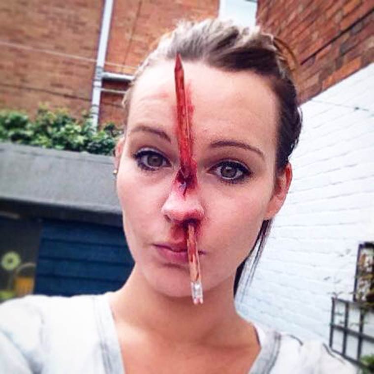 Аби Гордон-Коди, Abi Gordon-Cody, страшный грим, ужасный грим, визажист по спецэффектам страшный грим