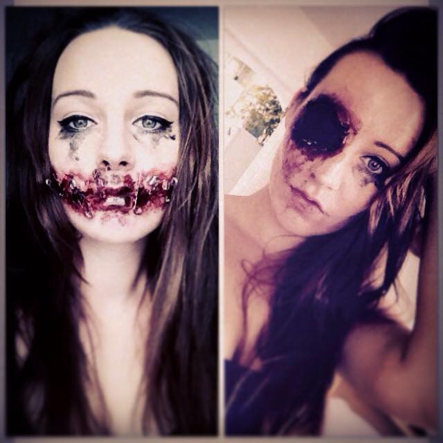 Аби Гордон-Коди, Abi Gordon-Cody, страшный грим, ужасный грим, визажист по спецэффектам страшный грим