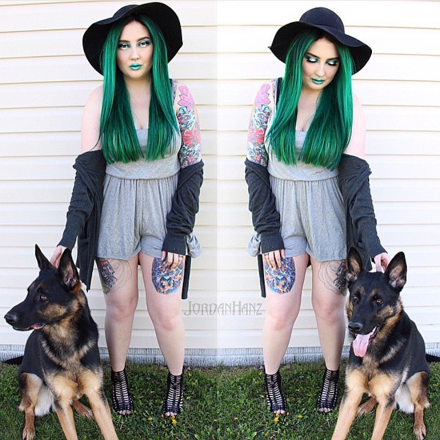 яркие волосы, парики, Дарнелл Уолд, Darnell Wold