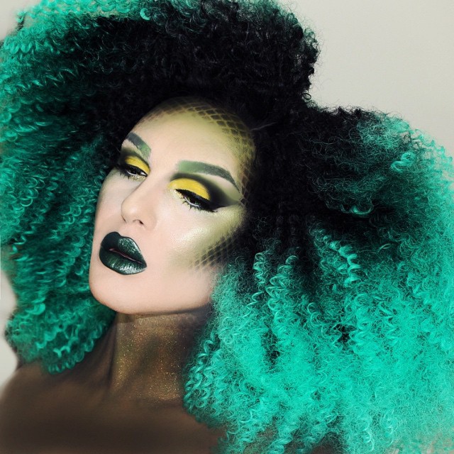 яркие волосы, парики, Дарнелл Уолд, Darnell Wold