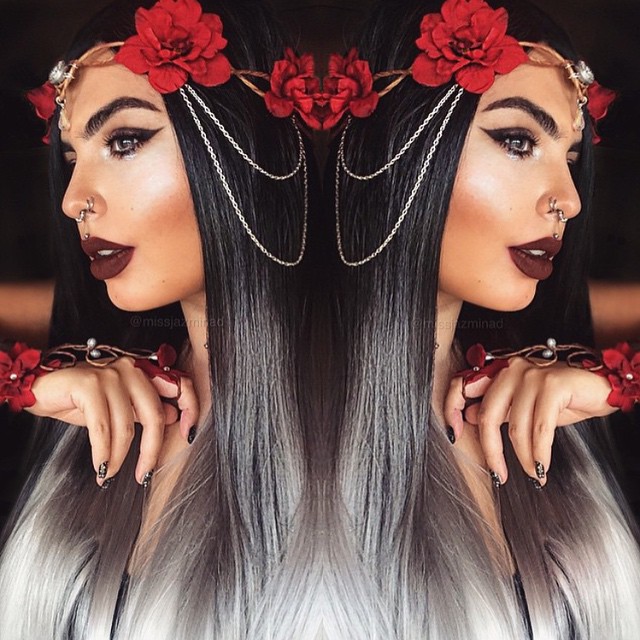 яркие волосы, парики, Дарнелл Уолд, Darnell Wold