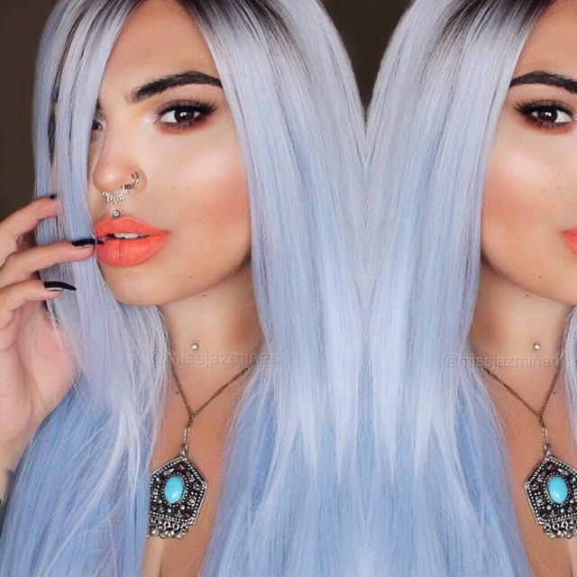 яркие волосы, парики, Дарнелл Уолд, Darnell Wold