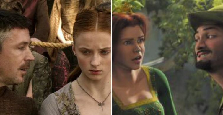 игра престолов по мотивам шрека, сериал игра престолов сцены Шрек, Игра престолов похож на Шрек