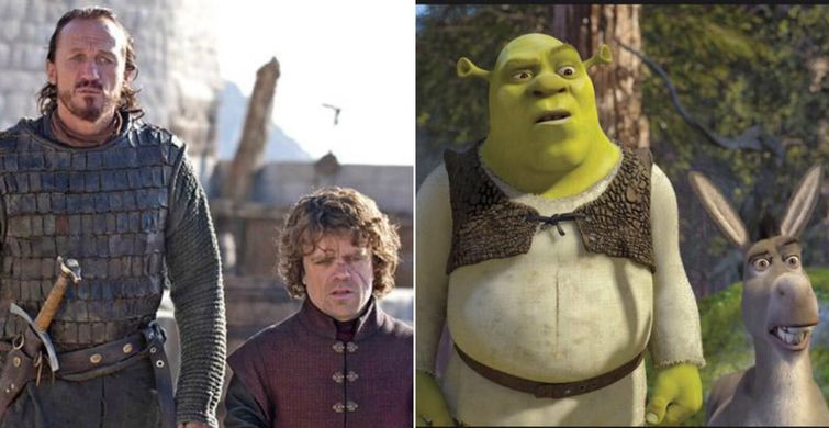игра престолов по мотивам шрека, сериал игра престолов сцены Шрек, Игра престолов похож на Шрек