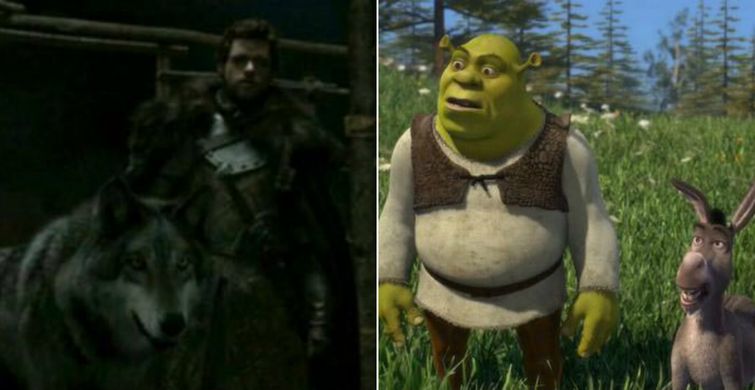 игра престолов по мотивам шрека, сериал игра престолов сцены Шрек, Игра престолов похож на Шрек