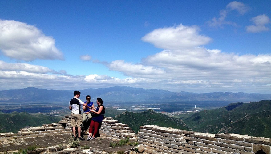 парад в Пекине, смог пекин, голубое небо над пекином