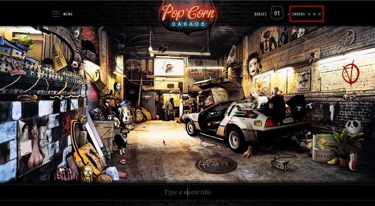 Киногараж, 66 отсылок к культовым фильмам на одном фото, PopCorn Garage, игра с угадыванием фильмов