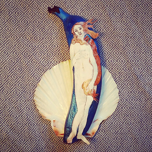 рисунки на бананах, бананы как произведение искусства, Элайза Рош, Elisa Roche