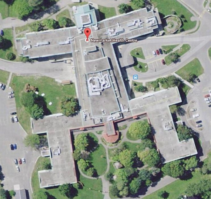 Newmarket Health Centre, странная форма Newmarket Health Centre, транная форма оздоровительного центра в Канаде, необычная форма канадского оздоровительного цен