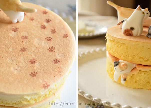 конфеты в форме котов, сладости в форме котов