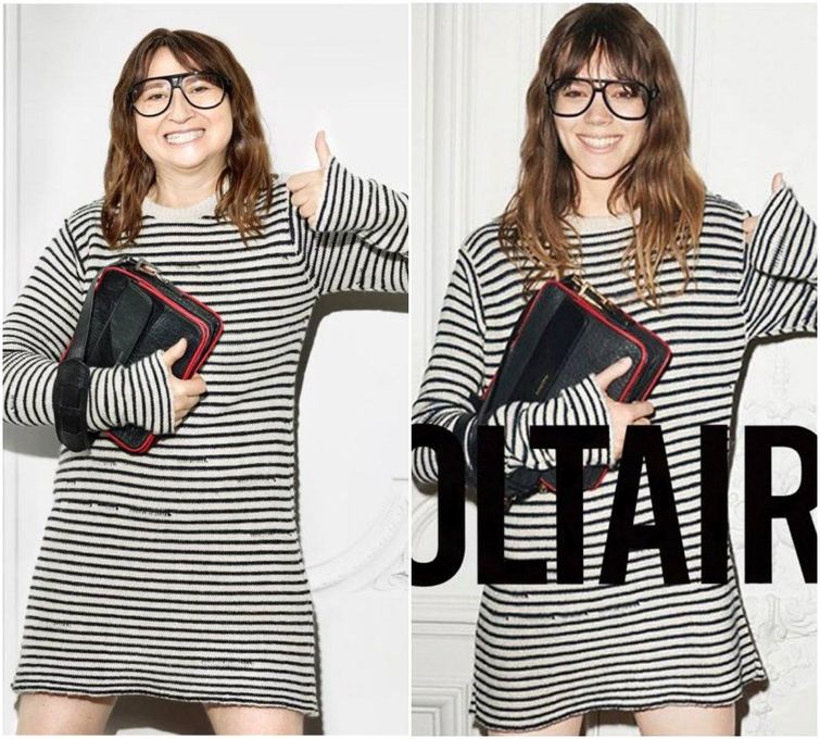 Натали Крокет, Nathalie Croquet, Spoof Nathalie Croquet, женщина пародирует моделей