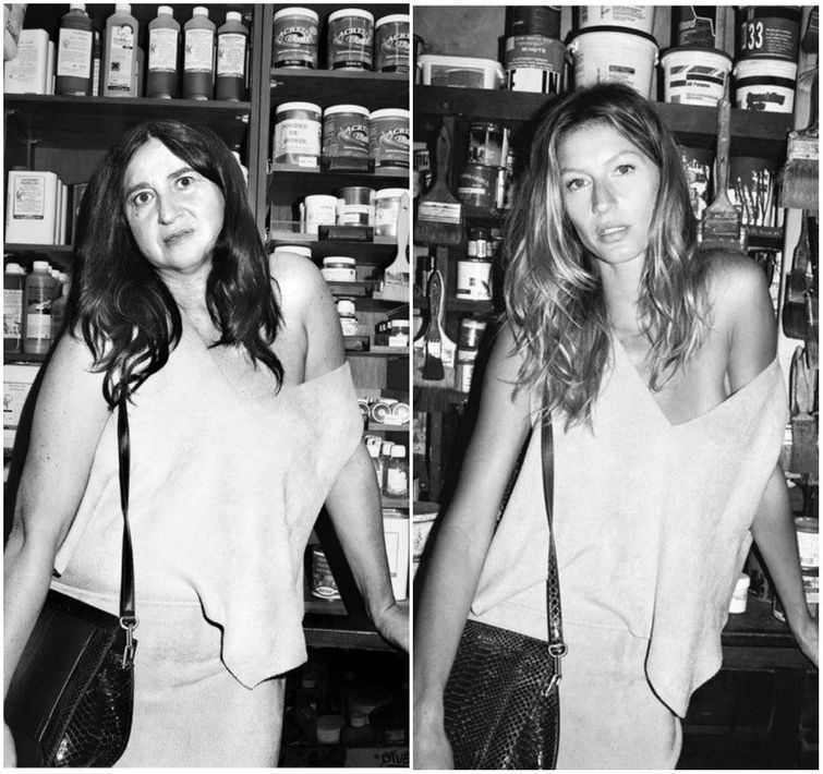 Натали Крокет, Nathalie Croquet, Spoof Nathalie Croquet, женщина пародирует моделей