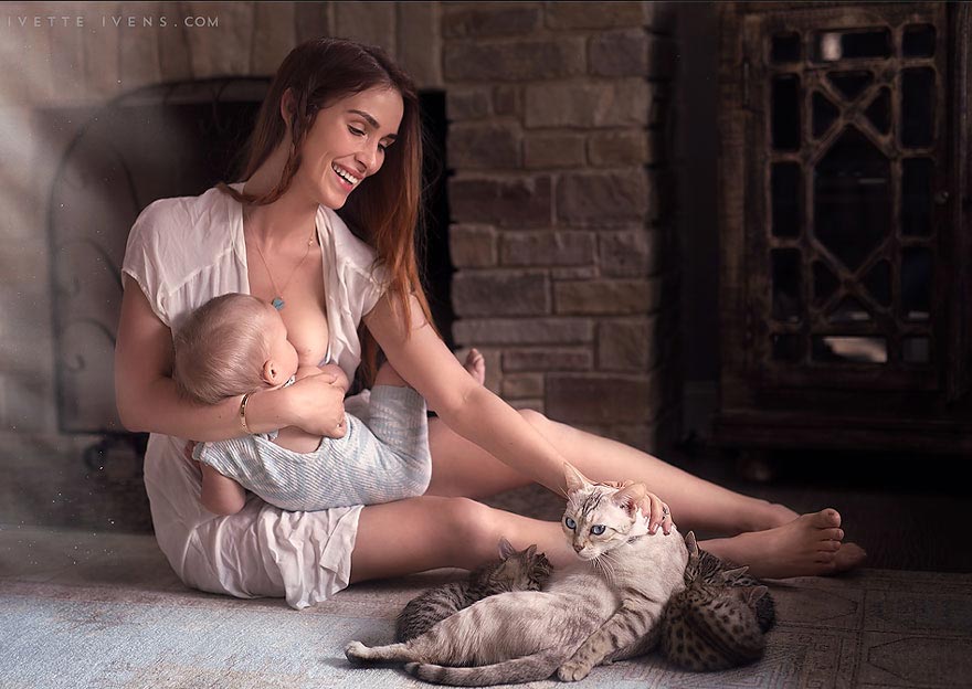 Иветта Айвенс, Ivette Ivens, Breastfeeding Goddess, Кормящие богини, женщины кормят грудью