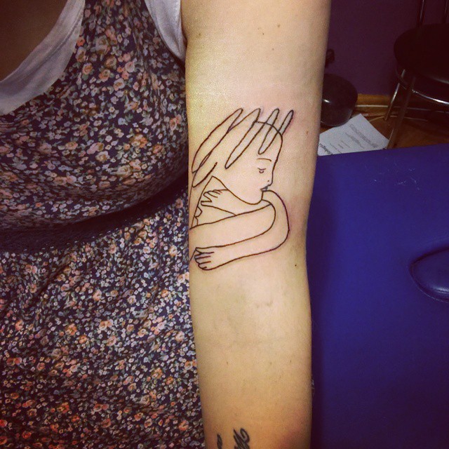 абстрактные татуировки, тату пикассо