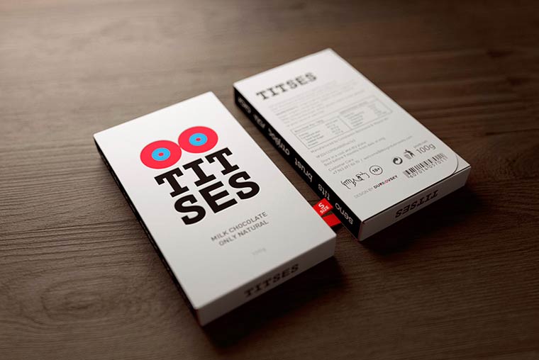 Titses Chocolate, шоколад в форме груди, шоколад в форме женской груди