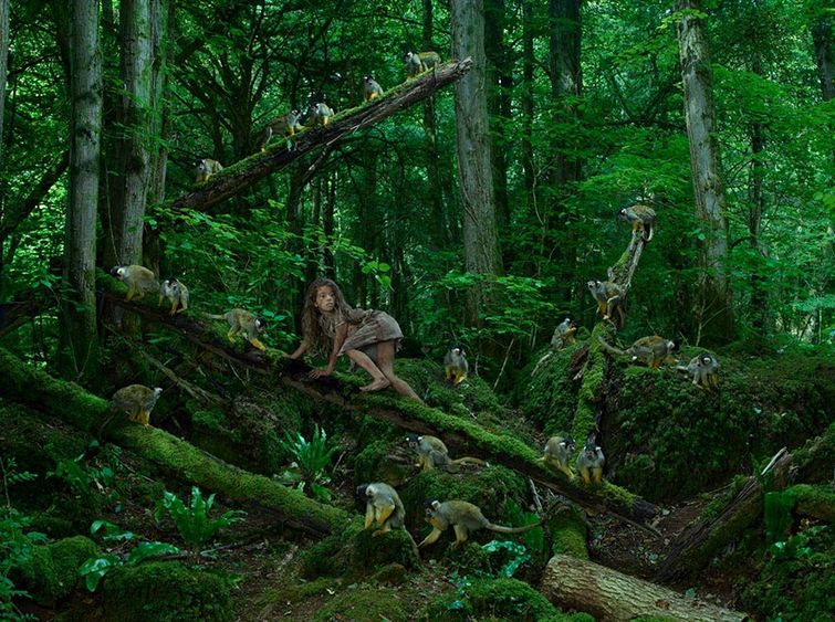 Шокирующие реальные истории о детях, выросших в диких условиях, в серии мистических фотографий истории детей выросших в диких условиях, дикие дети, Feral Children, Джулия Фуллертон-Баттен, Julia Fullerton-Batten