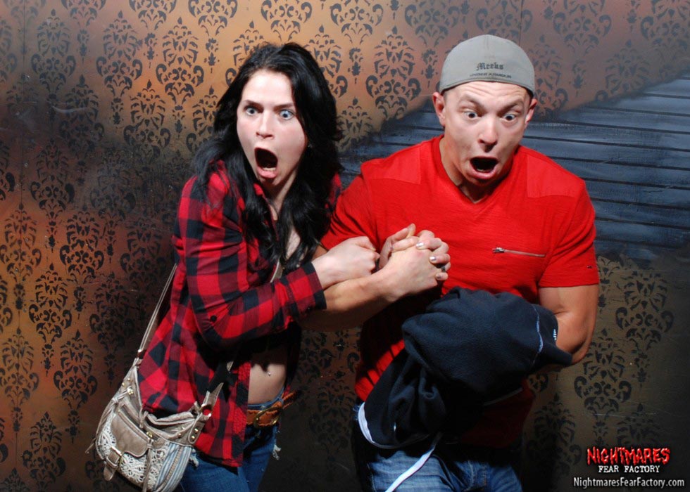Nightmares Fear Factory, Фабрика ночных кошмаров, лица испуганных людей, люди напуганные до смерти фото, фото испуганных людей