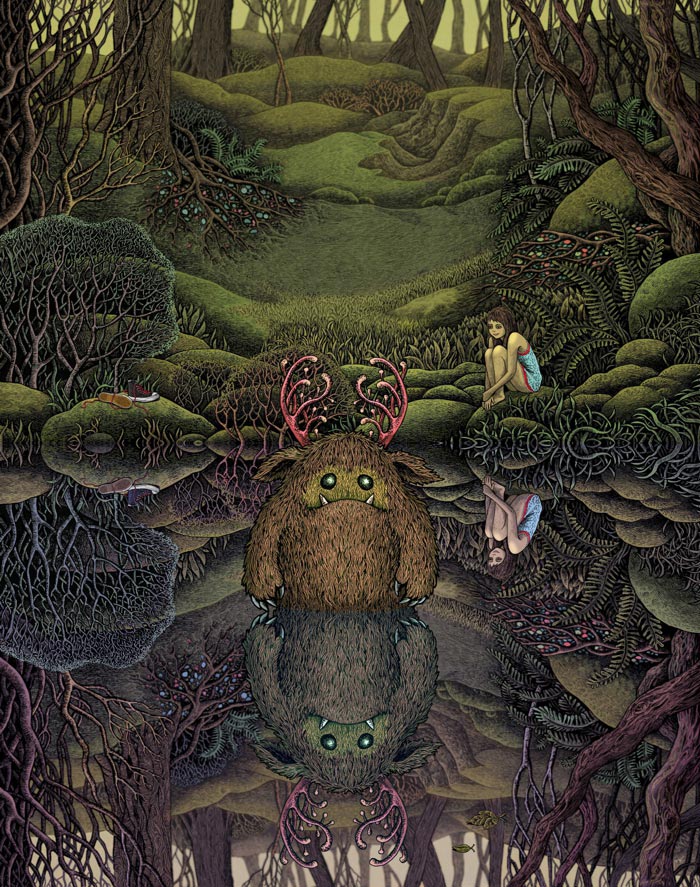 Магдалена Коженивска, Magdalena Korzeniewska, рисунки гелевой ручкой