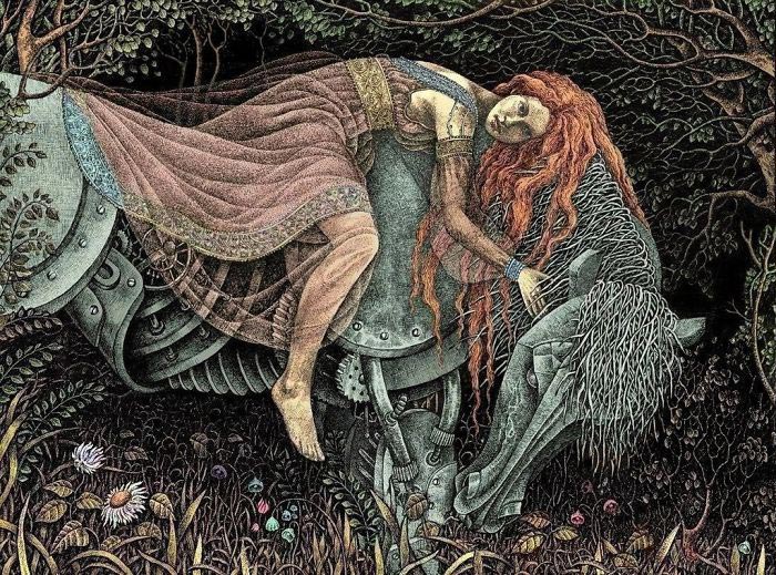 Магдалена Коженивска, Magdalena Korzeniewska, рисунки гелевой ручкой