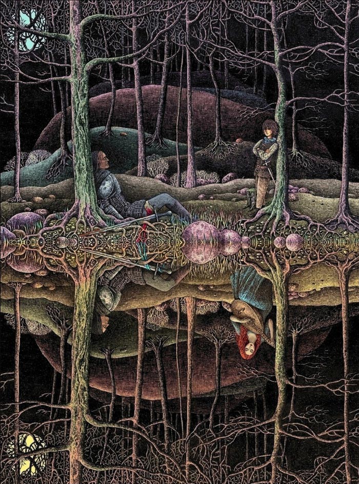 Магдалена Коженивска, Magdalena Korzeniewska, рисунки гелевой ручкой