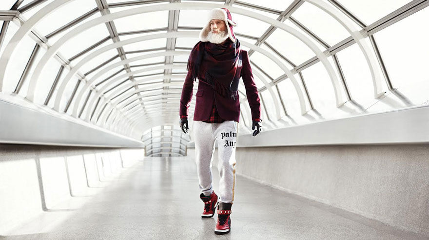 модный бородатый Санта,  Пол Мейсон,  Paul Mason