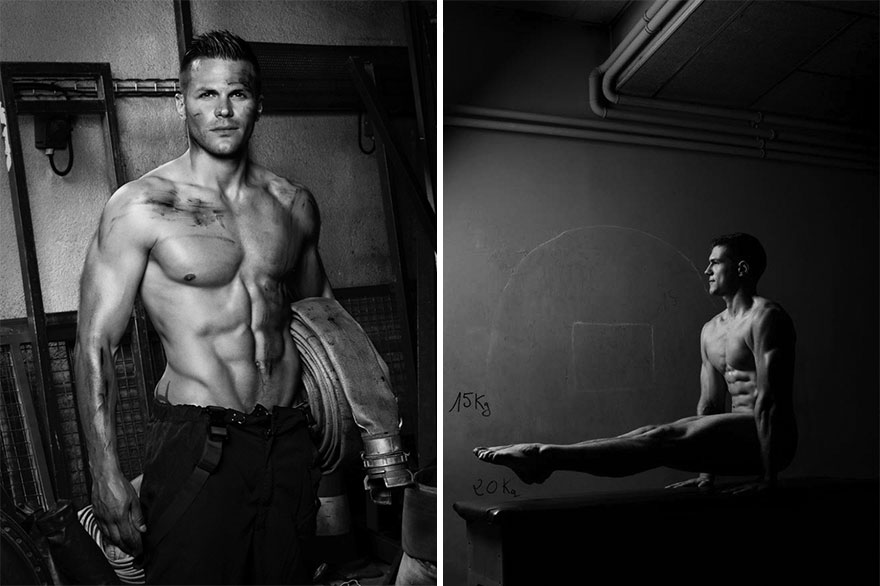 французские пожарные календарь 2016,  французские пожарные выпустили благотворительный календарь