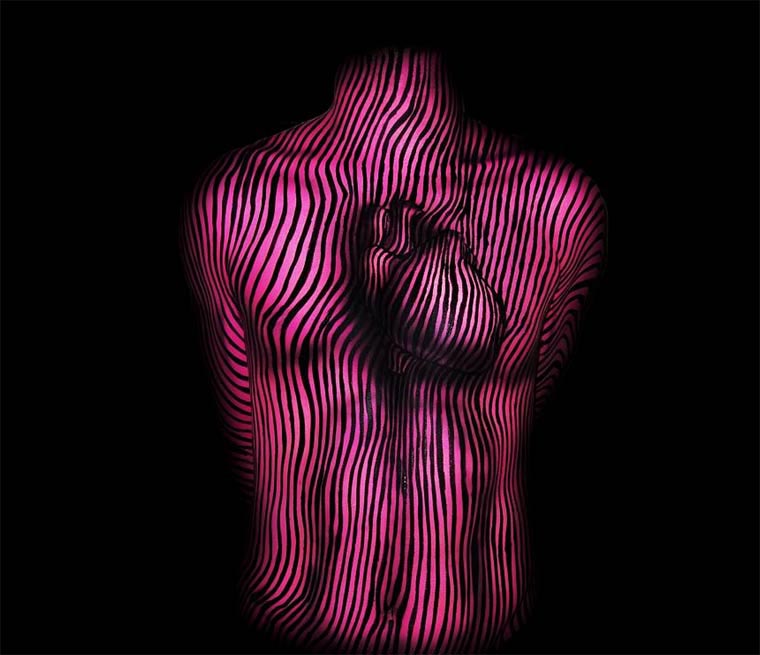 Обман зрения: объёмные рисунки на теле, которые заставят вас усомниться в увиденном Just an Illusion, Натали Флетчер, Natalie Fletcher, бодиарт, оптические иллюзии