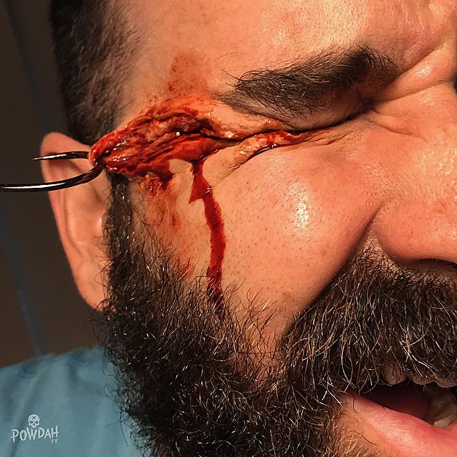 Марк Клэнси, Marc Clancy, грим, жуткий грим, powdah