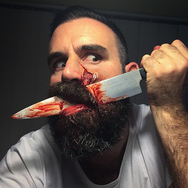 Марк Клэнси, Marc Clancy, грим, жуткий грим, powdah