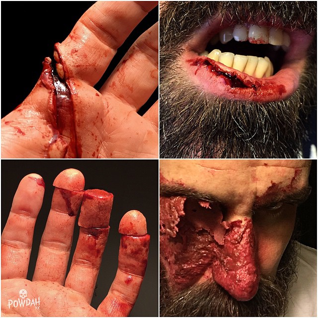 Марк Клэнси, Marc Clancy, грим, жуткий грим, powdah