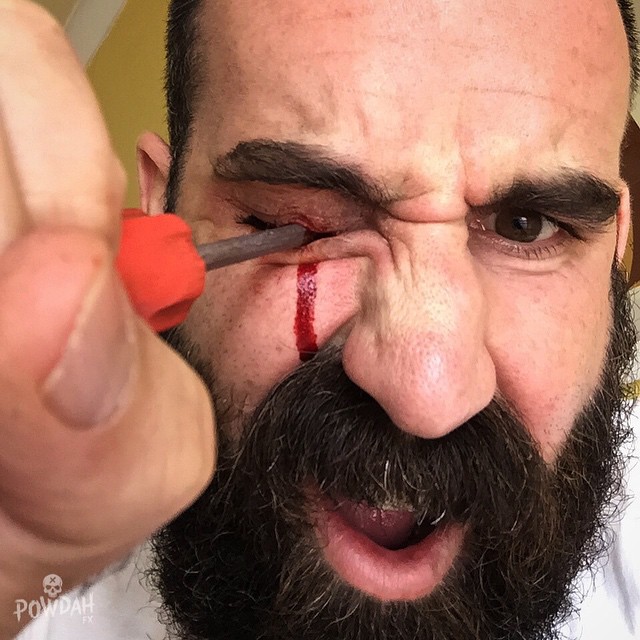 Марк Клэнси, Marc Clancy, грим, жуткий грим, powdah