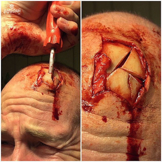 Марк Клэнси, Marc Clancy, грим, жуткий грим, powdah