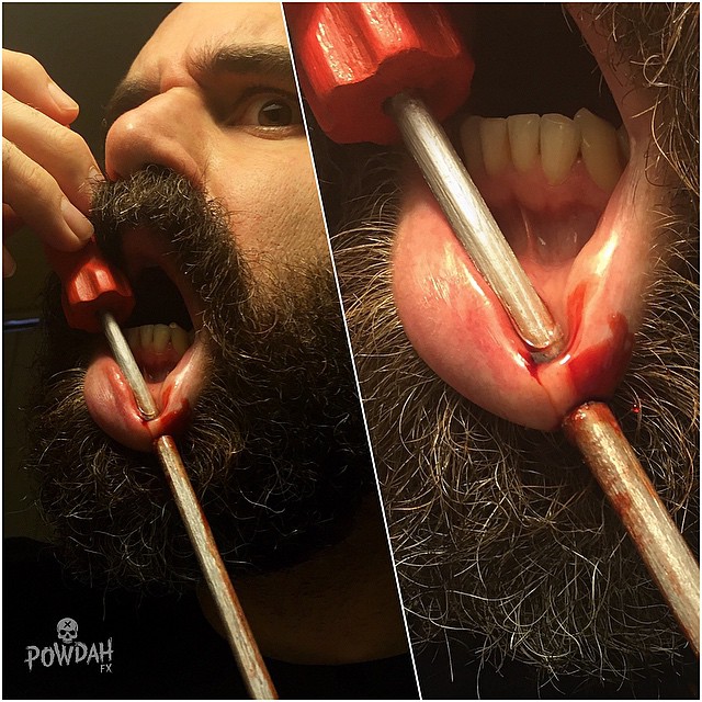 Марк Клэнси, Marc Clancy, грим, жуткий грим, powdah