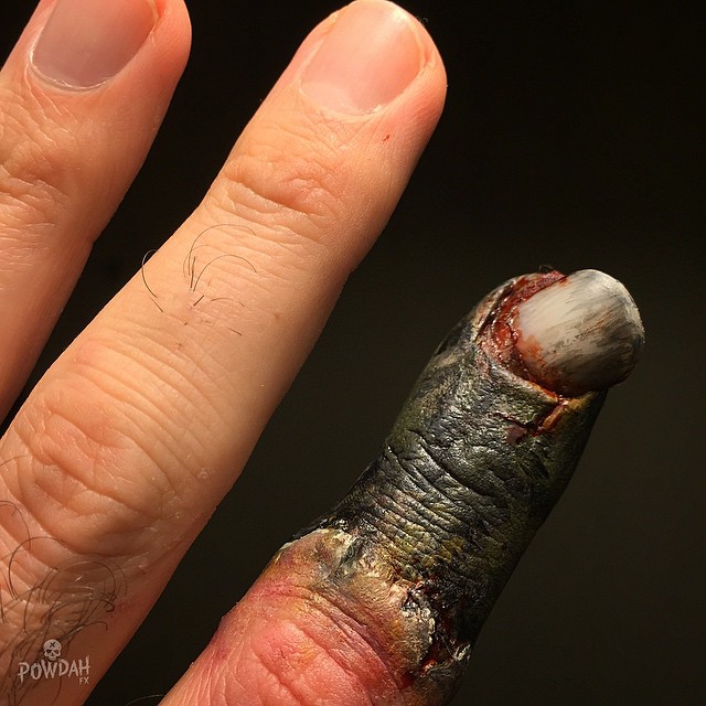 Марк Клэнси, Marc Clancy, грим, жуткий грим, powdah