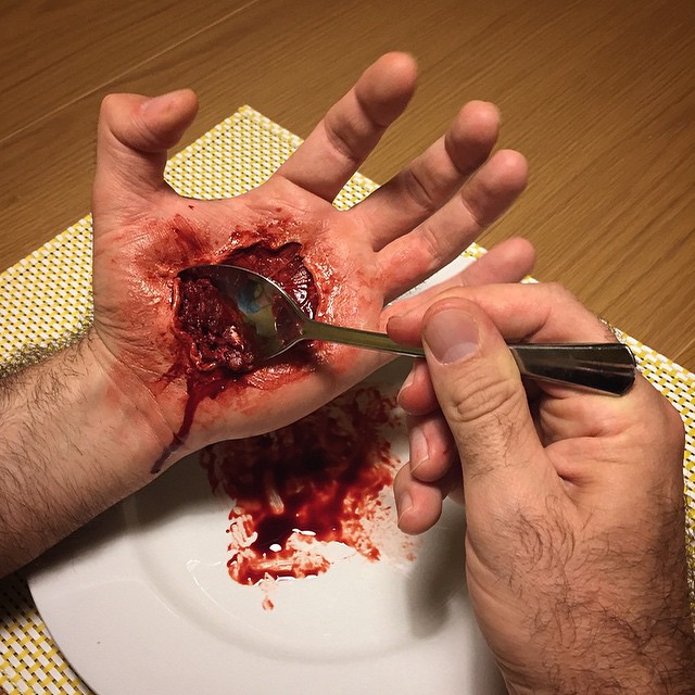 Марк Клэнси, Marc Clancy, грим, жуткий грим, powdah