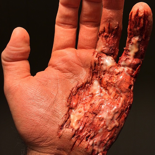 Марк Клэнси, Marc Clancy, грим, жуткий грим, powdah