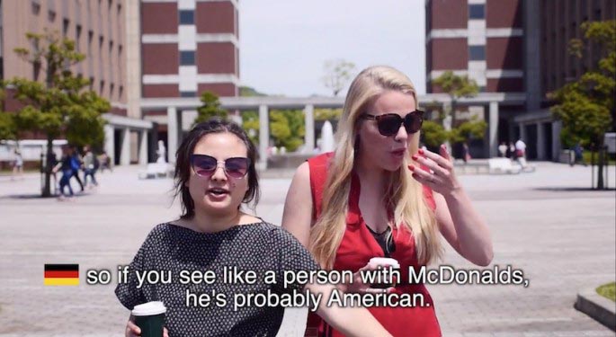 что думают об американцах, студенты из разных стран думают об американцах, что люди думают об американцах, что в разных странах думают об американцах