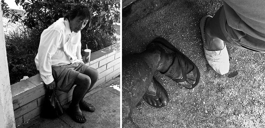 После 10 лет фотографирования бездомных людей, девушка нашла своего отца среди них девушка нашла отца среди бездомных, Диана Ким, Diana Kim