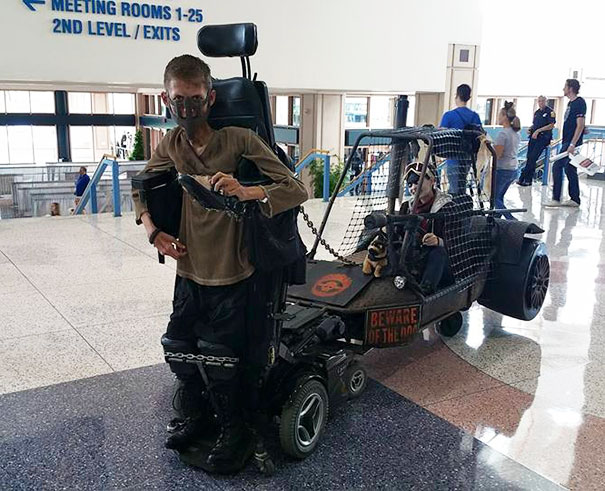 инвалид сделал косплей на «Безумного Макса», mad max cosplay, безумный Макс косплей, Бен Карпентер, Ben Carpenter 