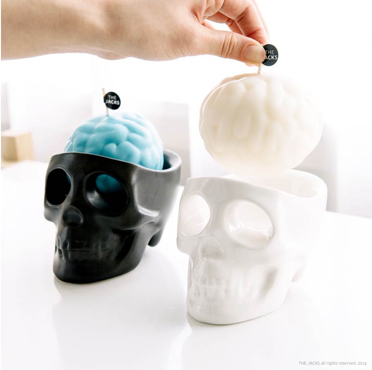 The Jacks свечи, свечи плакать воском черепа людей и животных, воск вытекать через глаза статуэток