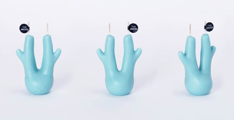 The Jacks свечи, свечи плакать воском черепа людей и животных, воск вытекать через глаза статуэток