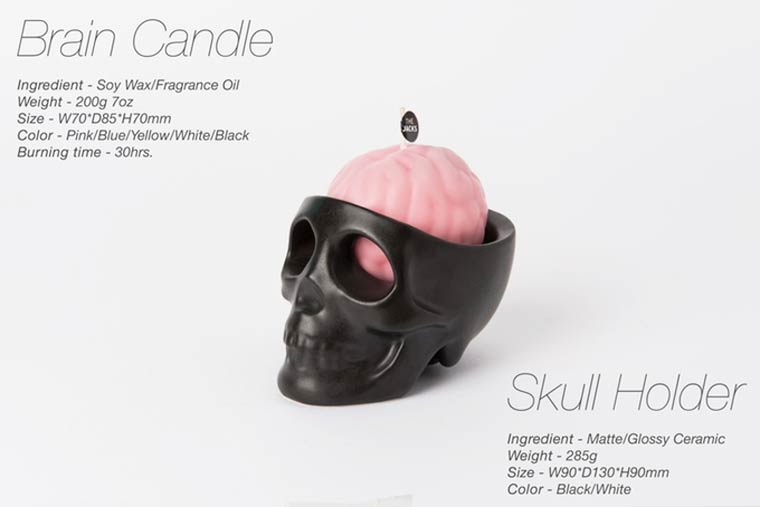 The Jacks свечи, свечи плакать воском черепа людей и животных, воск вытекать через глаза статуэток