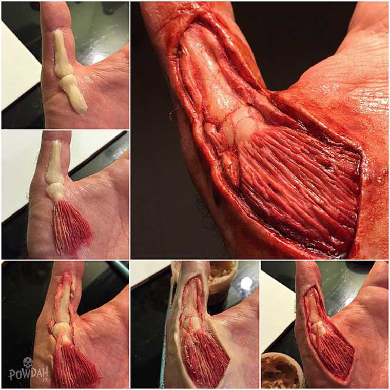 Марк Клэнси, Marc Clancy, жуткий макияж, жуткий грим, Powdah FX