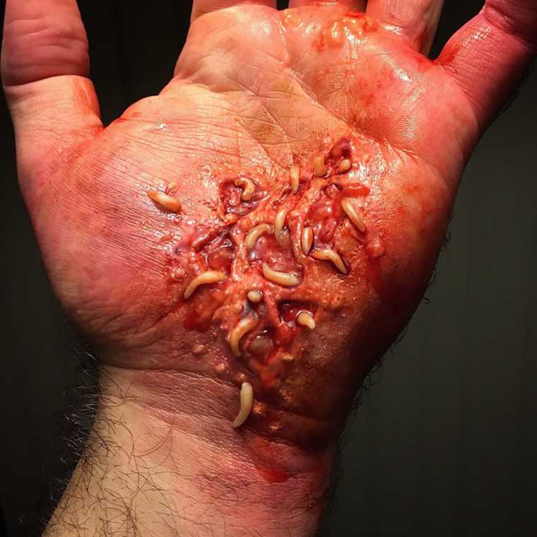 Марк Клэнси, Marc Clancy, жуткий макияж, жуткий грим, Powdah FX