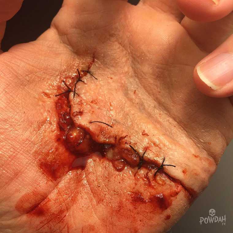 Марк Клэнси, Marc Clancy, жуткий макияж, жуткий грим, Powdah FX