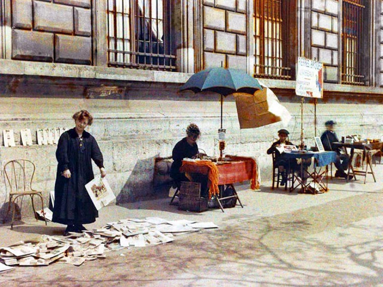 Париж 100 лет назад, фотографии Парижа 1914 год, Альберт Кан, Albert Kahn