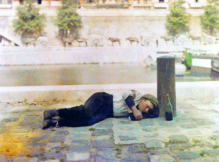 Париж 100 лет назад, фотографии Парижа 1914 год, Альберт Кан, Albert Kahn