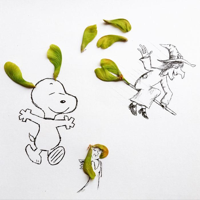 Kristián Mensa, Кристиан Менса, рисунки элементы окружающего мира, предметы быта рисунки